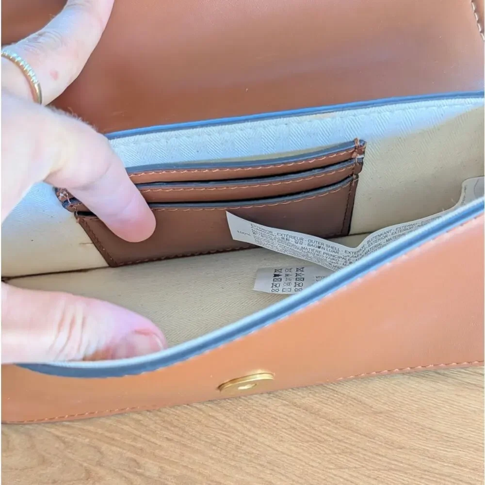 Zara 6587/310 Trendy Brown Faux Leather Mini Bag Shoulder Strap - Picture 8 of 11